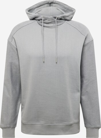 Sweat-shirt TOM TAILOR DENIM en gris : devant