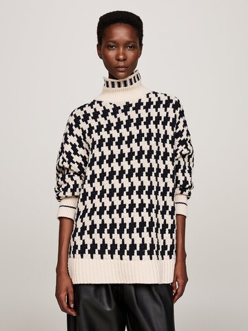 TOMMY HILFIGER Pullover in Beige: Vorderseite