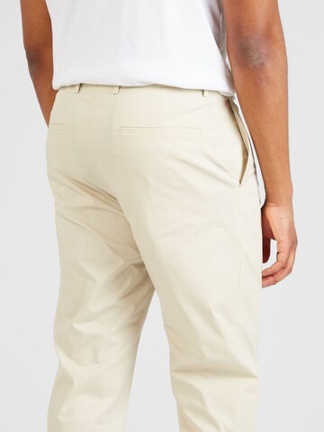 Regular Pantaloni eleganți de la Calvin Klein pe bej