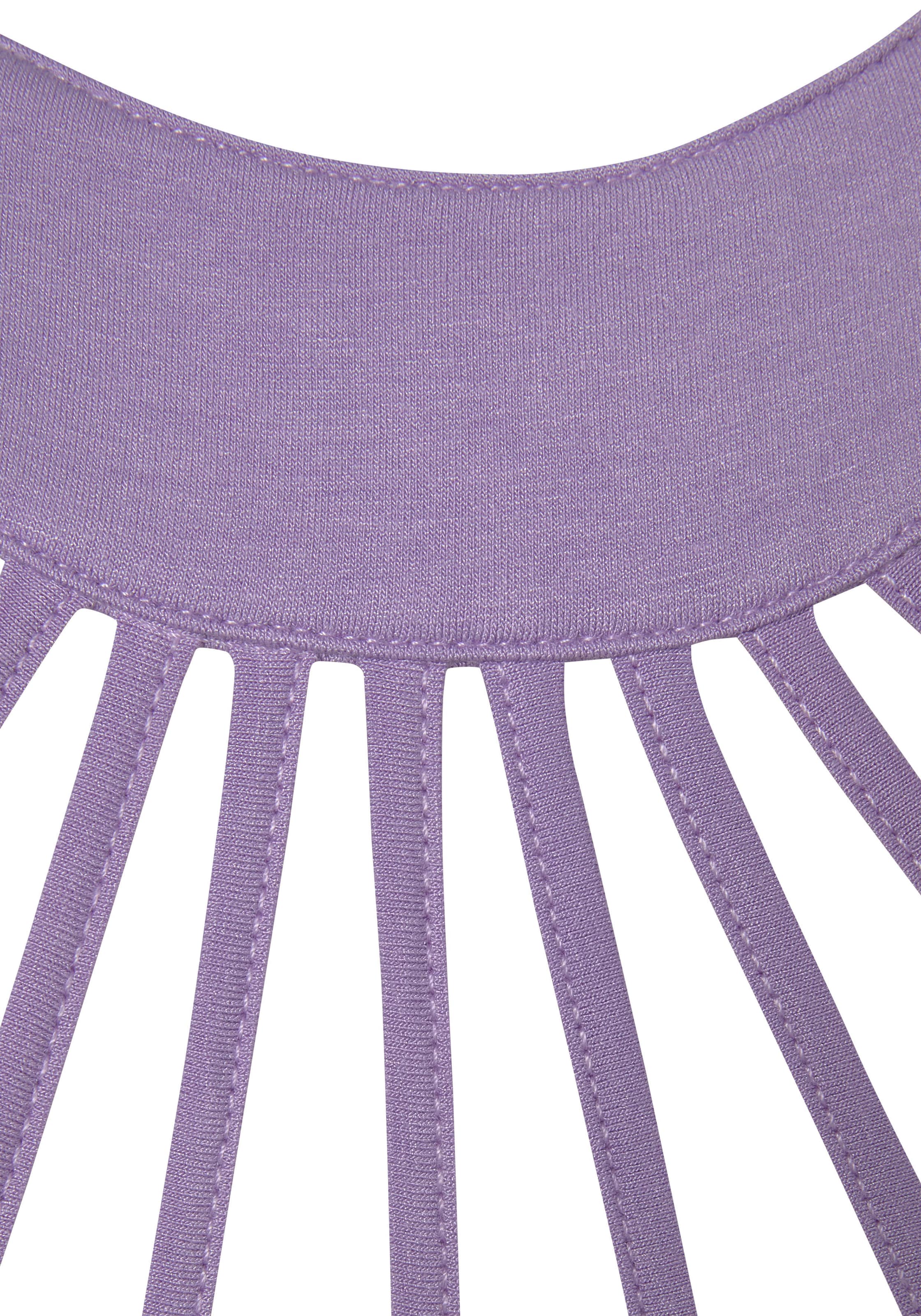 LASCANA Letní šaty 'Tropic' – fialová