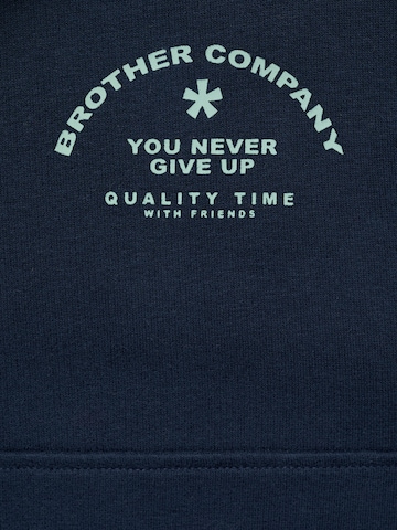 MANGO KIDS Sweatshirt 'BROTHER' in Blau