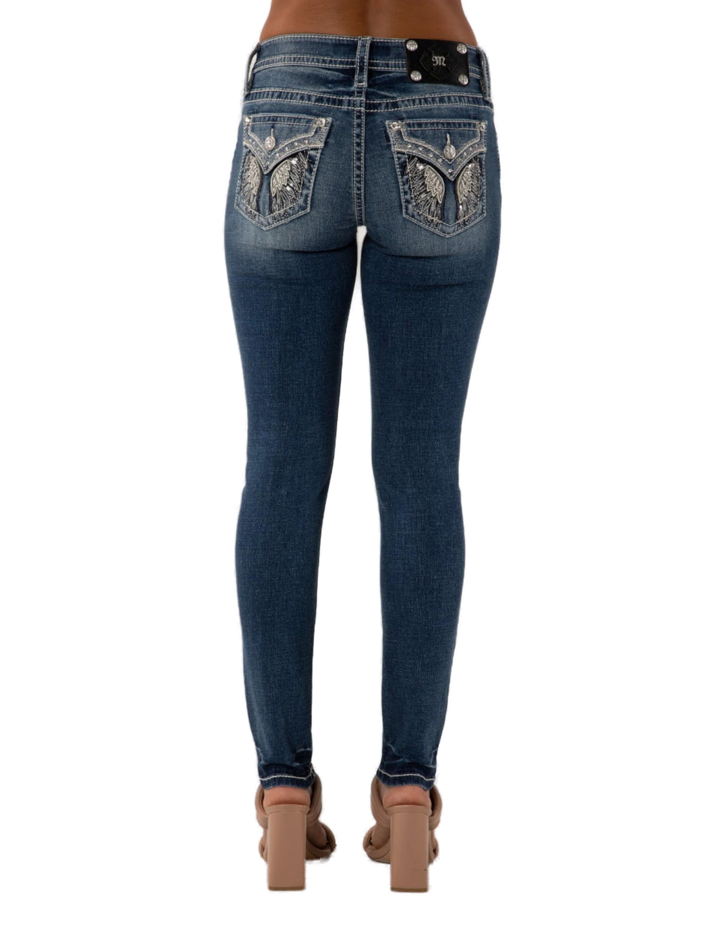 Miss Me Skinny Jeans 'M992 Mid-Rise Skinny Jeans' in Blue