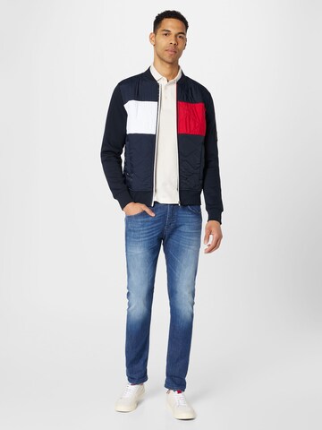 TOMMY HILFIGER Prechodná bunda - Modrá