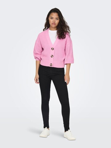 JDY Strickjacke 'JUSTY' in Pink