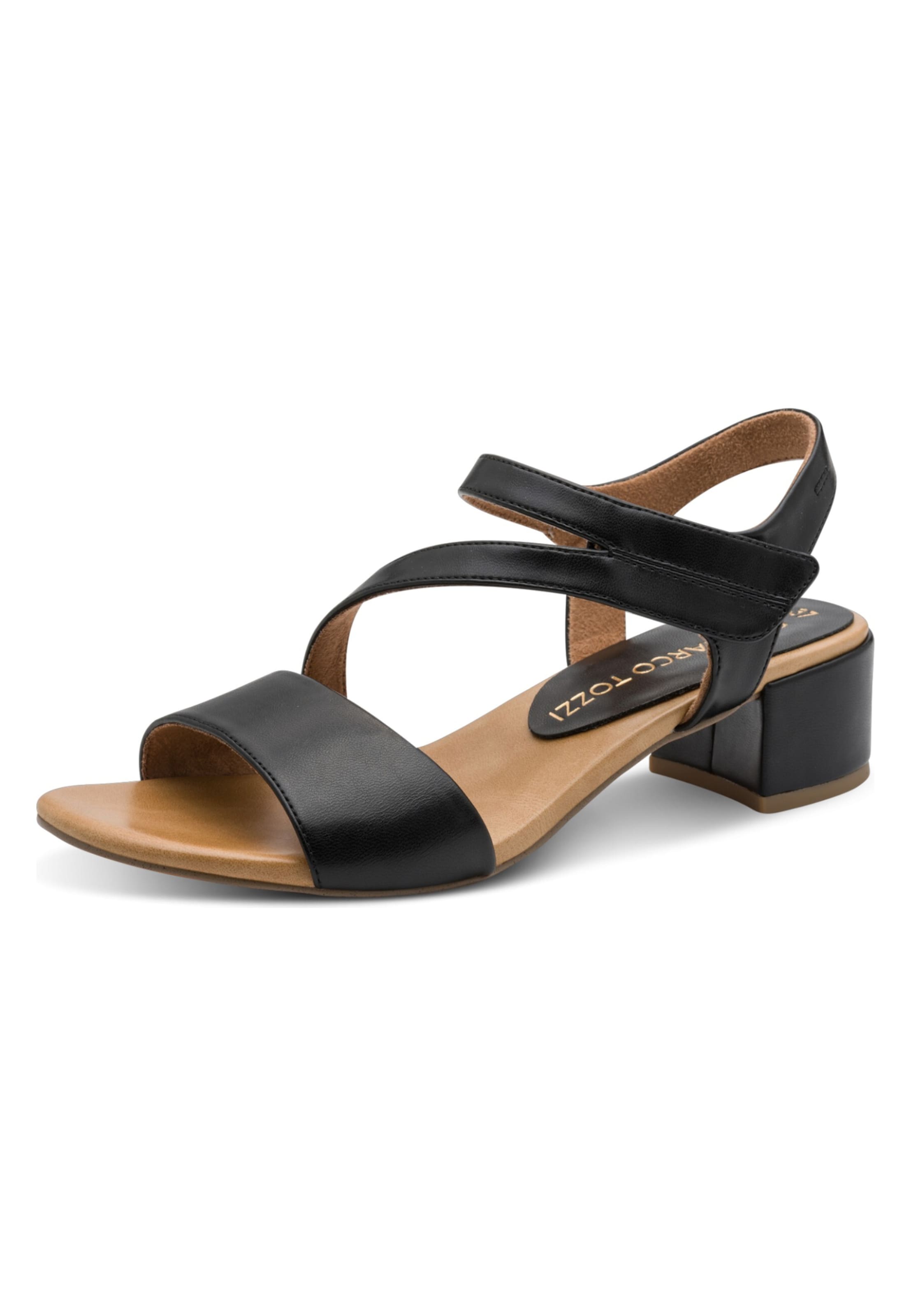 MARCO TOZZI Sandals in Black: front