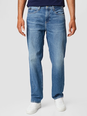 Calvin Klein Jeans - Regular Calças de ganga em azul: frente