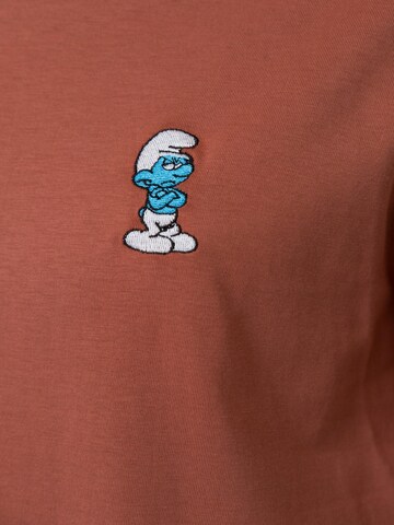 Bavarian Caps Shirt 'Grantler Klub: Muffi' in Red