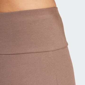 Skinny Pantaloni sport de la ADIDAS SPORTSWEAR pe maro