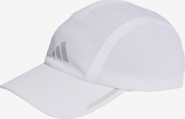 ADIDAS PERFORMANCE Athletic Cap 'Aeroready Four-Panel Mesh' in White: front