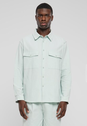 Urban Classics Comfort Fit Πουκάμισο σε πράσινο: μπροστά