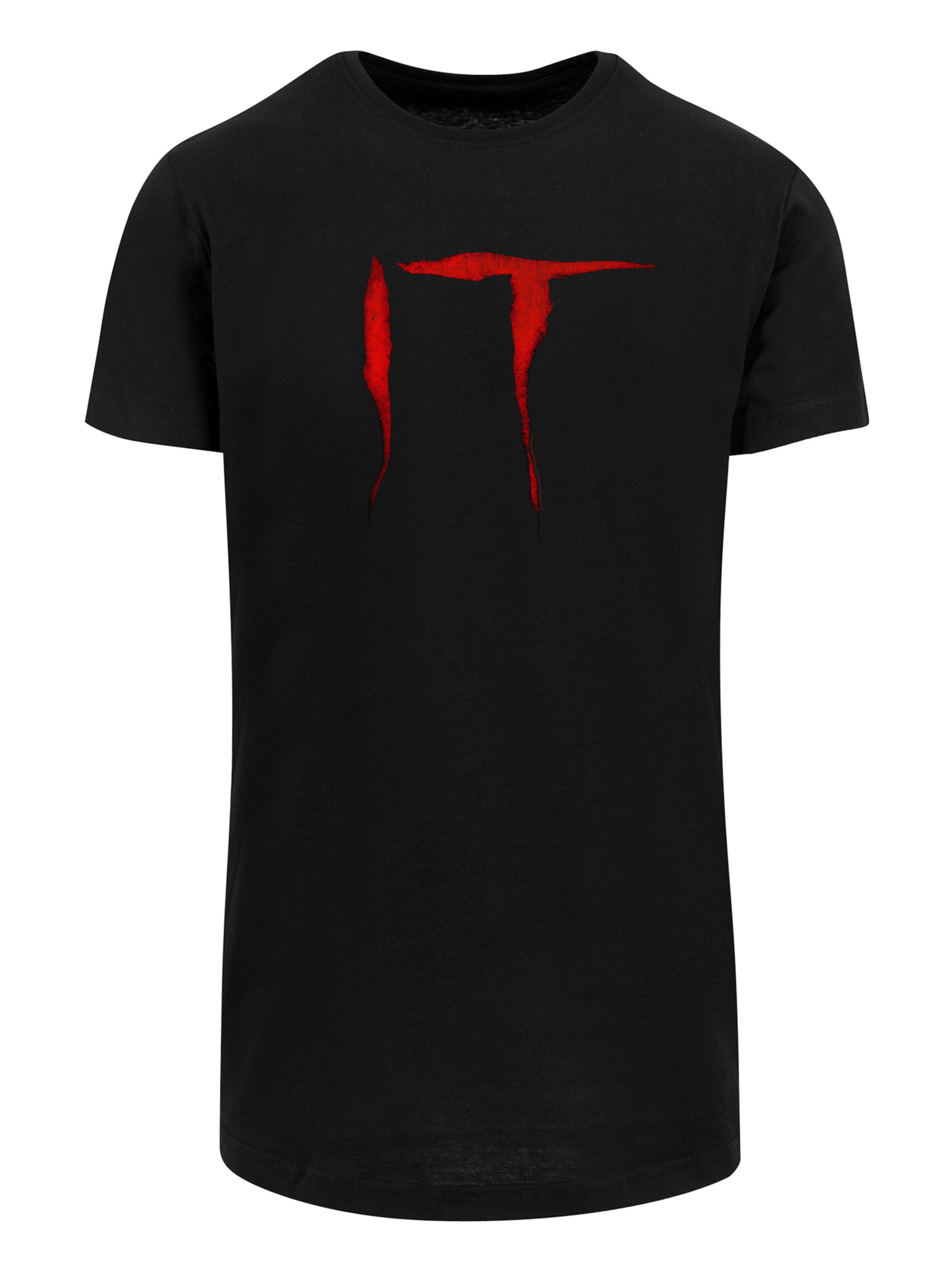 F4NT4STIC Shirt 'IT 2017' in Zwart: voorkant