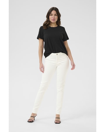 Kaffe Slimfit Jeans 'KAlaurine' in Wit