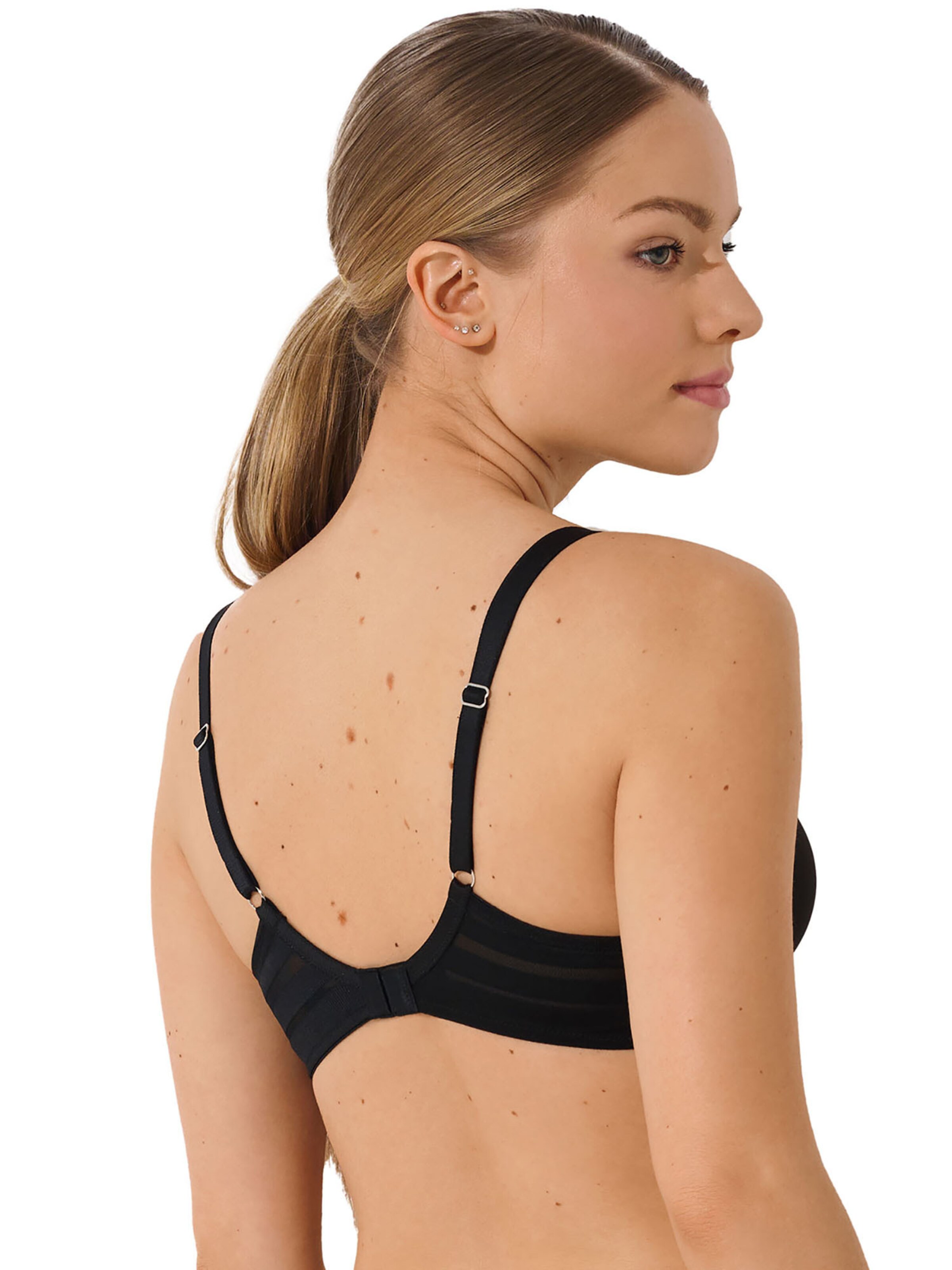 Lisca T-Shirt BH 'Alegra'‌‌‌‌‌ in Schwarz