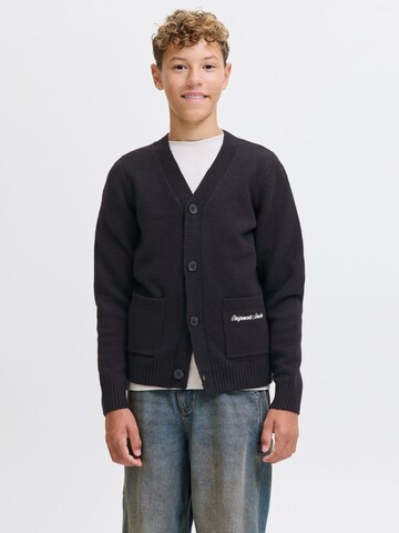 Jack & Jones Junior Cardigan i sort: forside