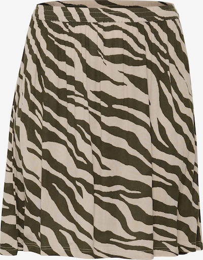 KAFFE CURVE Spódnica 'Mariti' w kolorze piaskowy / zielonym, Podgląd produktu