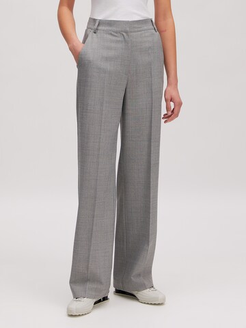 EDITED Regular Pleated Pants 'Lavea' in Grey: front