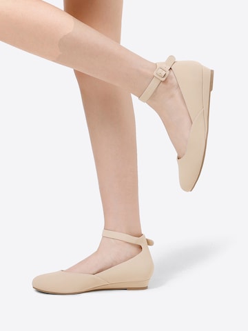Ballerina 'DREAM PAIRS Ballerinas Damen Flache Schuhe Damen' di Dream Pairs in beige