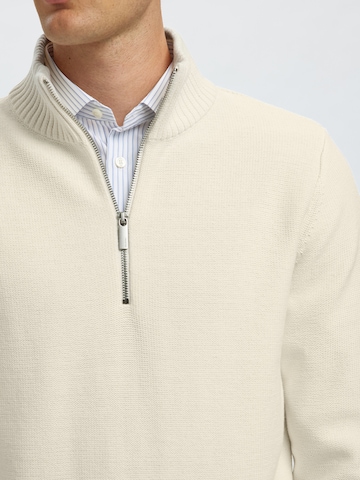 Pullover 'SLHAXEL' di SELECTED in beige