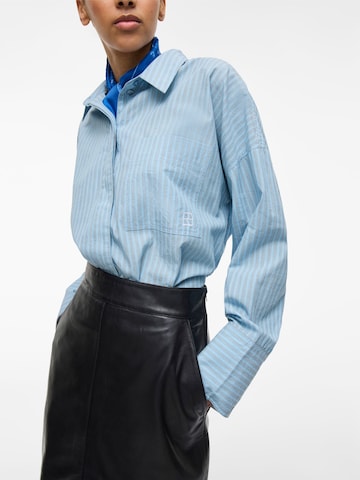 Chemisier ROUGE EDIT en bleu