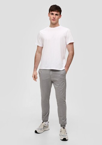 Effilé Pantalon QS en gris