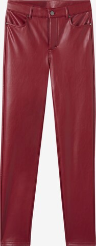 CALZEDONIA Skinny Pants 'thermo' in Red: front
