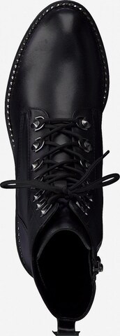 TAMARIS Lace-up bootie in Black