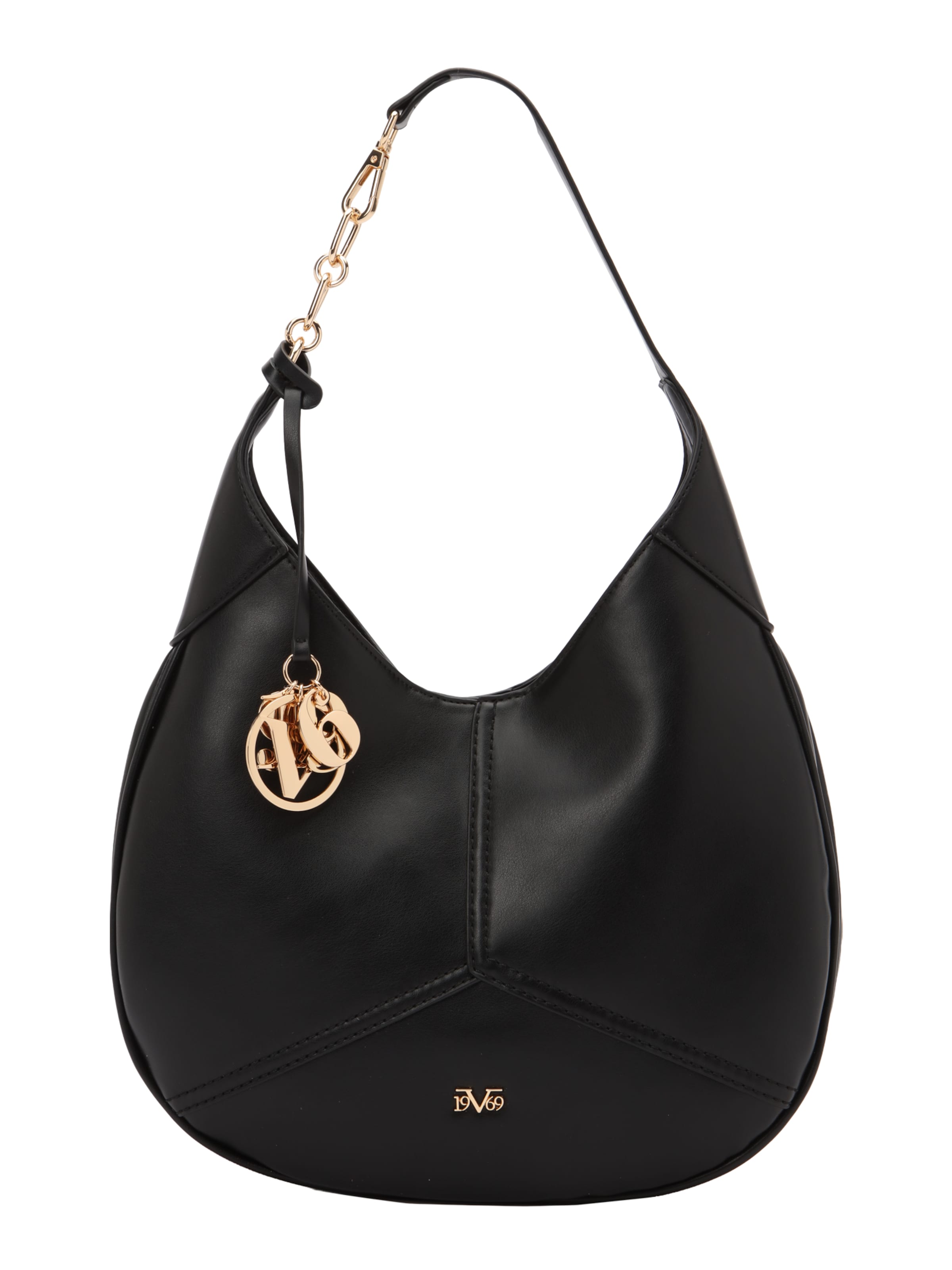 19V69 ITALIA Чанта за през рамо 'Basilissa' в черно: отпред