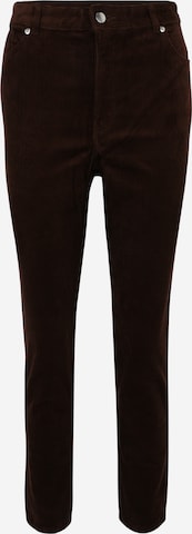 Monki Regular Pants in Brown: front