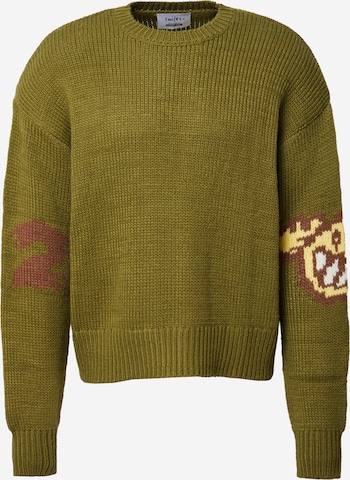 Smiles Sweater 'Yassin' in Green: front