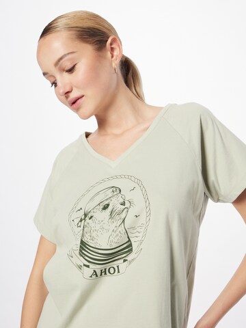 T-shirt 'Matrosenrobbe' Derbe en vert