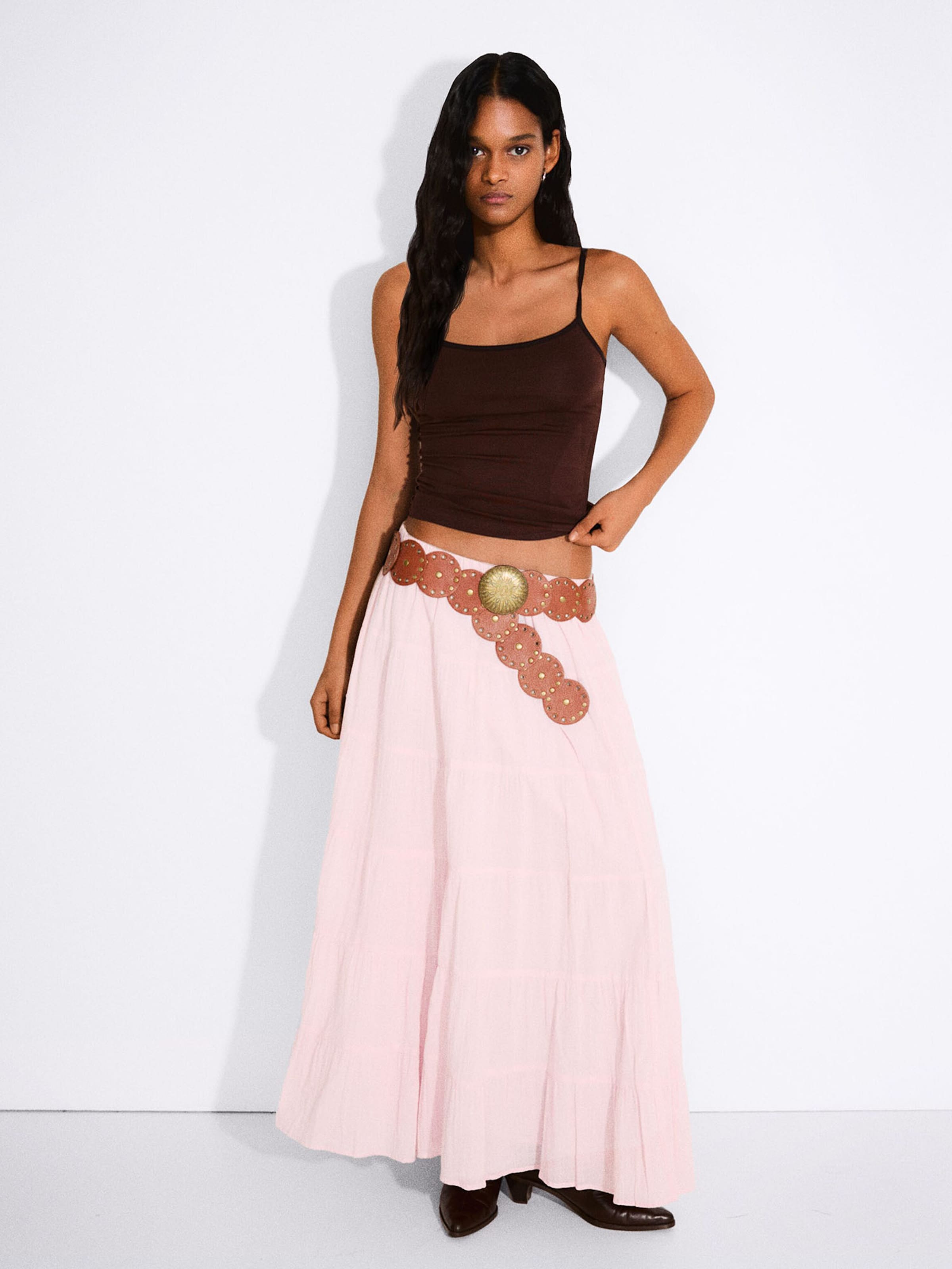 Bershka Skirt in Rose | ABOUT YOU