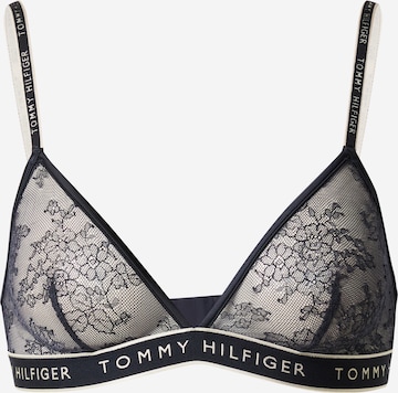 TOMMY HILFIGER Trojuholníky Podprsenka - Modrá: predná strana