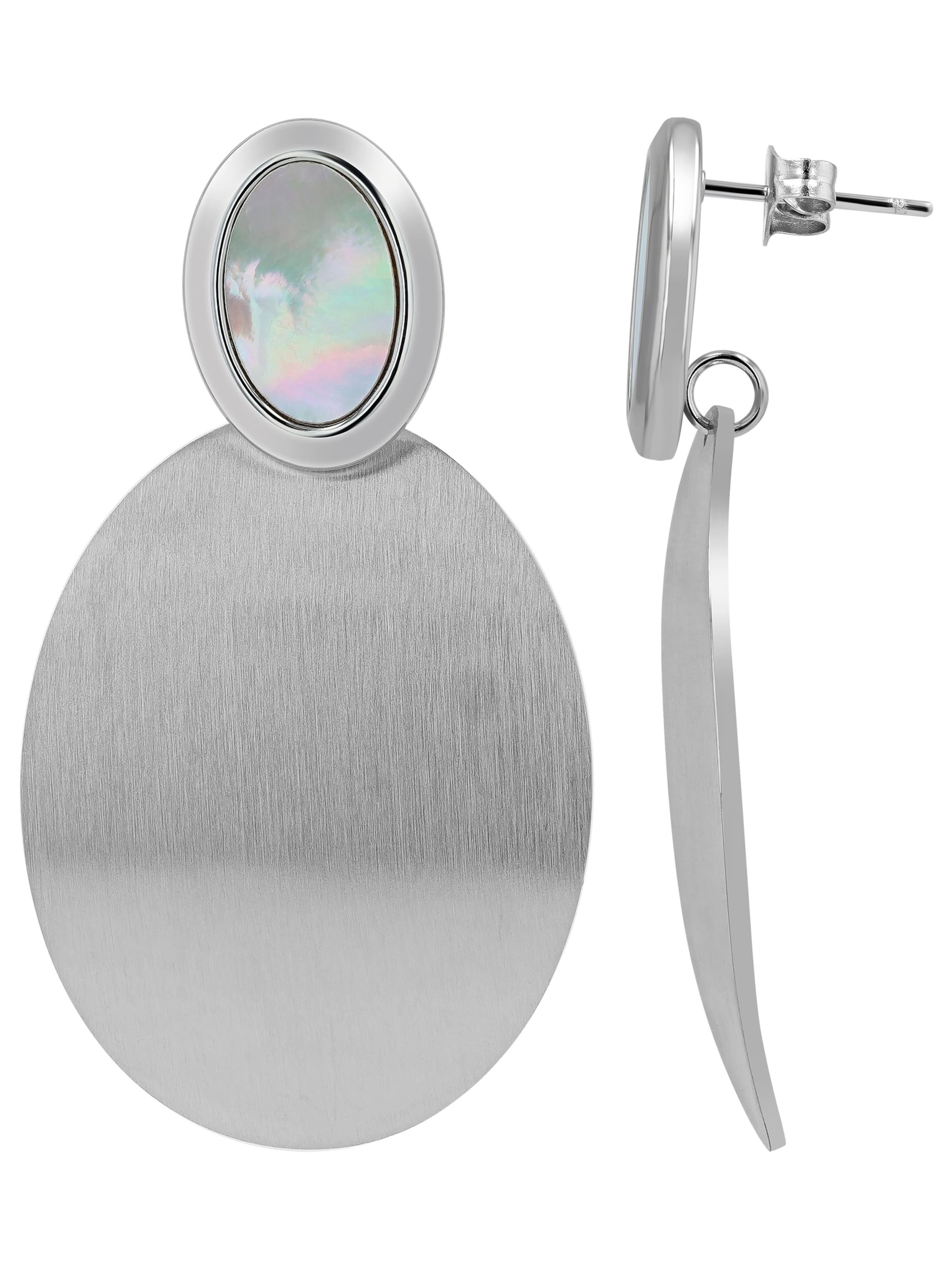 Akzent Earrings 'Valborga, langlebig' in Silver