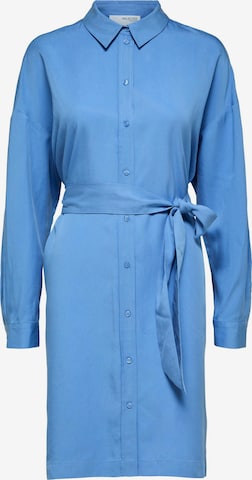 SELECTED FEMME Shirt Dress 'PORTA' in Blue: front