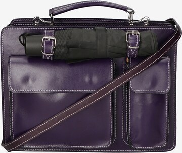 Gave Lux Briefcase in Purple: front