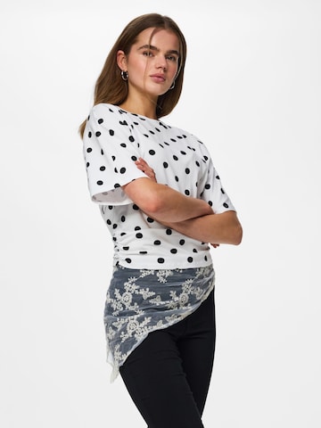 Foulard 'PCJaisa' PIECES en blanc