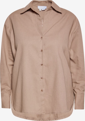 usha WHITE LABEL Bluse i beige: forside