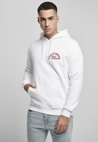 Sweat-shirt 'Dream Kebab' Mister Tee en blanc : devant