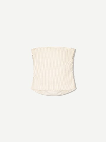 Bershka Top | bež barva