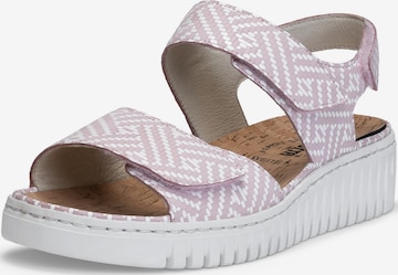 Sandalo di VITAFORM in rosa: frontale