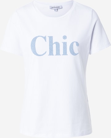 Tricou de la MORE & MORE pe alb: față