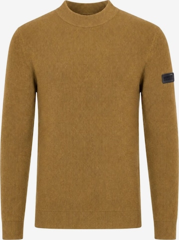 Pull-over 'CRAWLEY' Barbour International en marron : devant