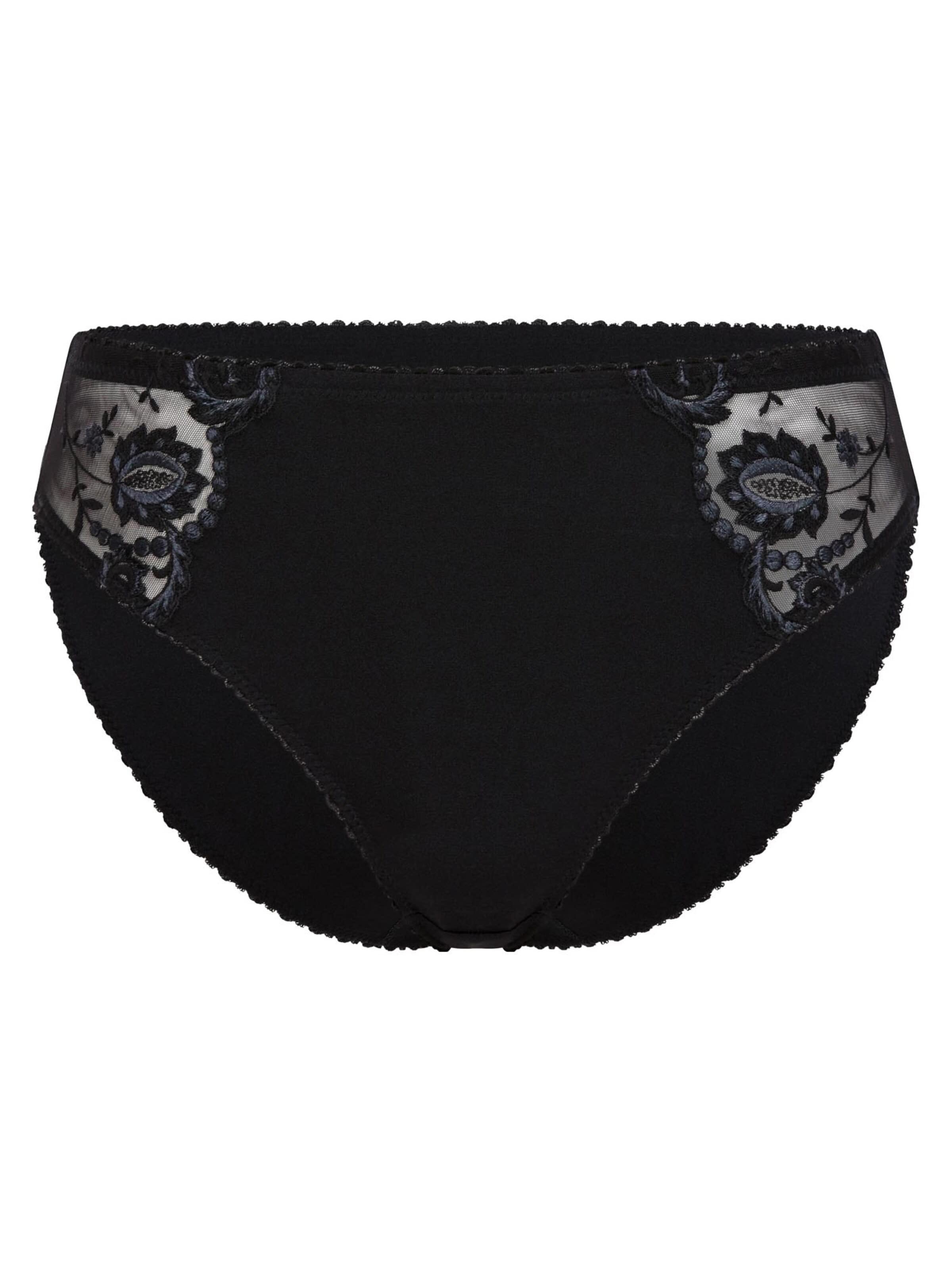 Conturelle Slip 'Provence' in Black: front