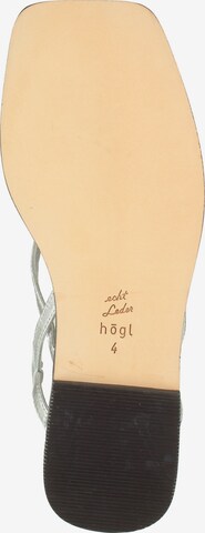 Högl Sandalen met riem 'Sandy' in Zilver