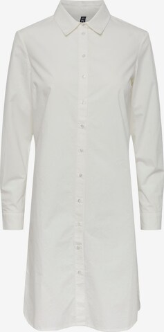 Robe-chemise 'Jayla' PIECES en blanc : devant