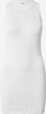 Robes en maille Monki en blanc : devant
