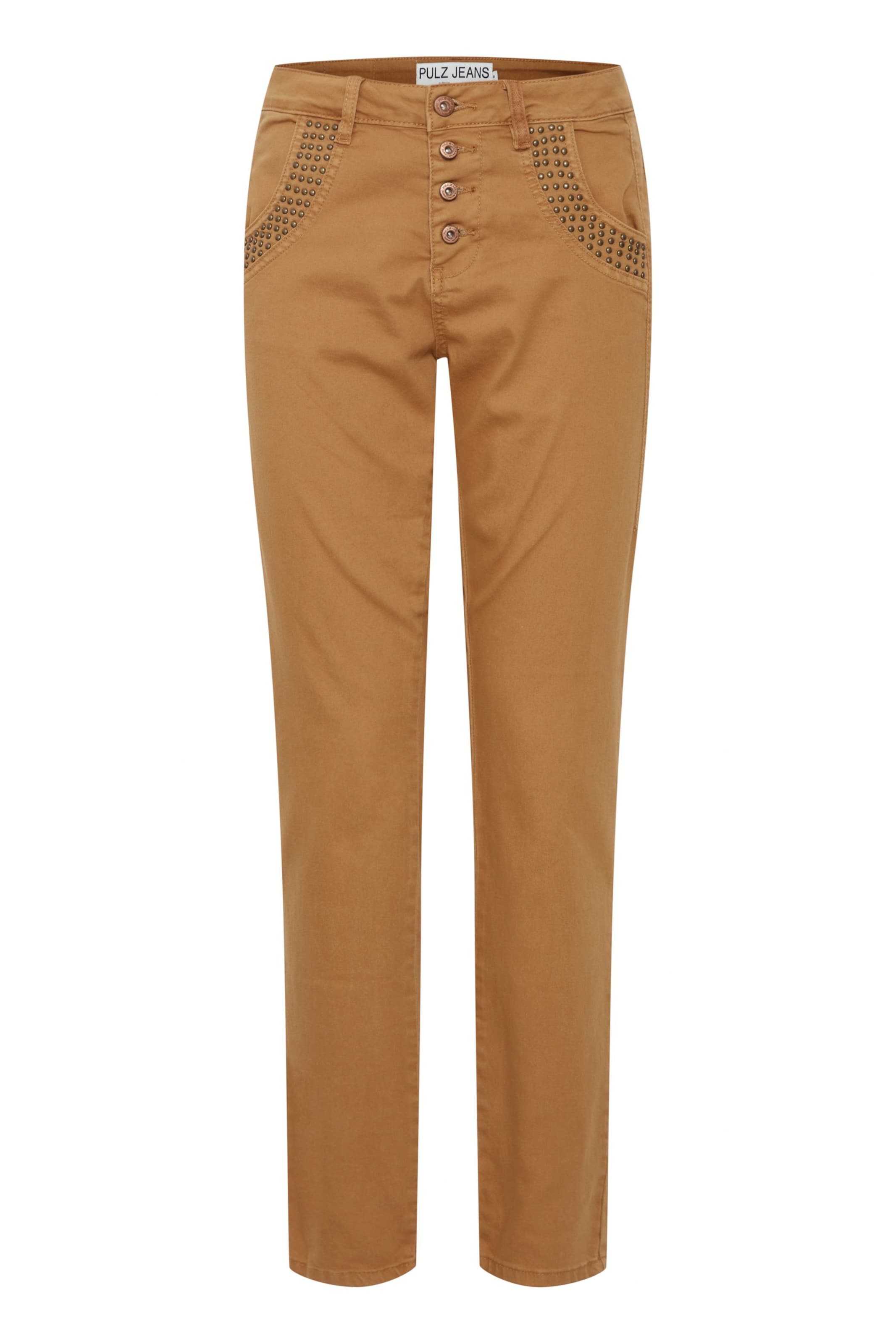PULZ Jeans Bukser 'Melina' i brun: forside