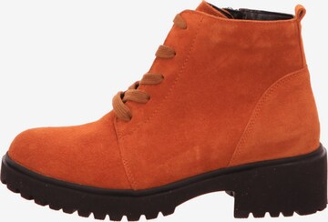 WALDLÄUFER Lace-Up Ankle Boots in Orange: front