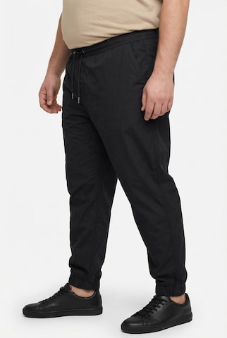 Men Plus Tapered Broek in Zwart