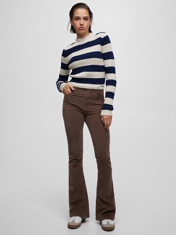 Flared Jeans di Pull&Bear in marrone: frontale